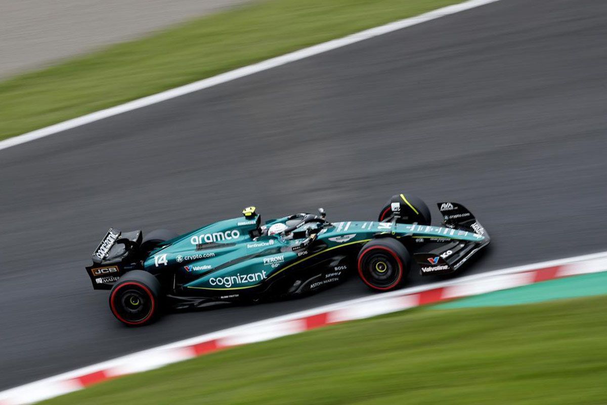 Fernando Alonso, sexto piloto más rápido el viernes en Suzuka: «El objetivo es entrar en Q3, pero será complicado»