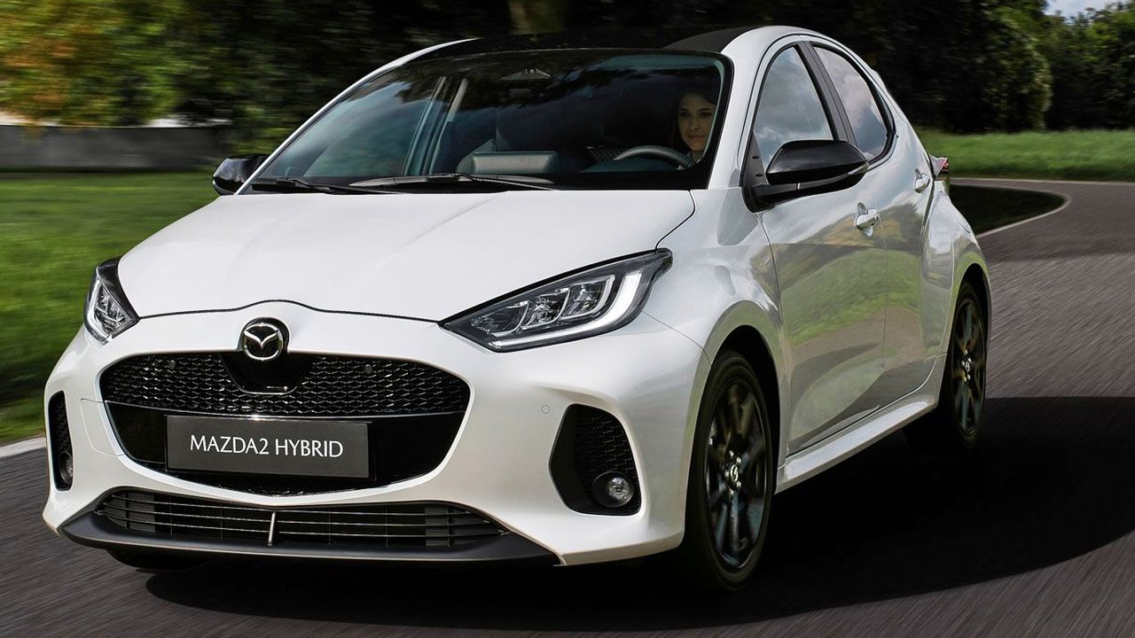 Desvelado el nuevo Mazda2 Hybrid 2024, el híbrido emparentado con el Toyota Yaris estrena diseño y tecnología