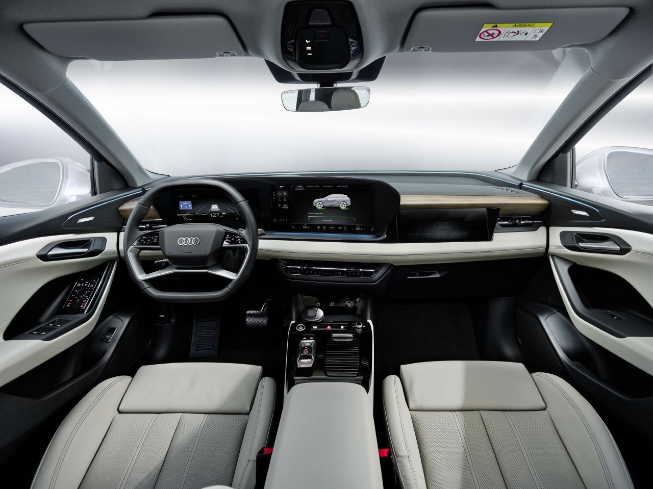 Se desvela el interior del nuevo Audi Q6 e-tron, un SUV eléctrico espacioso y con tecnologías muy innovadoras