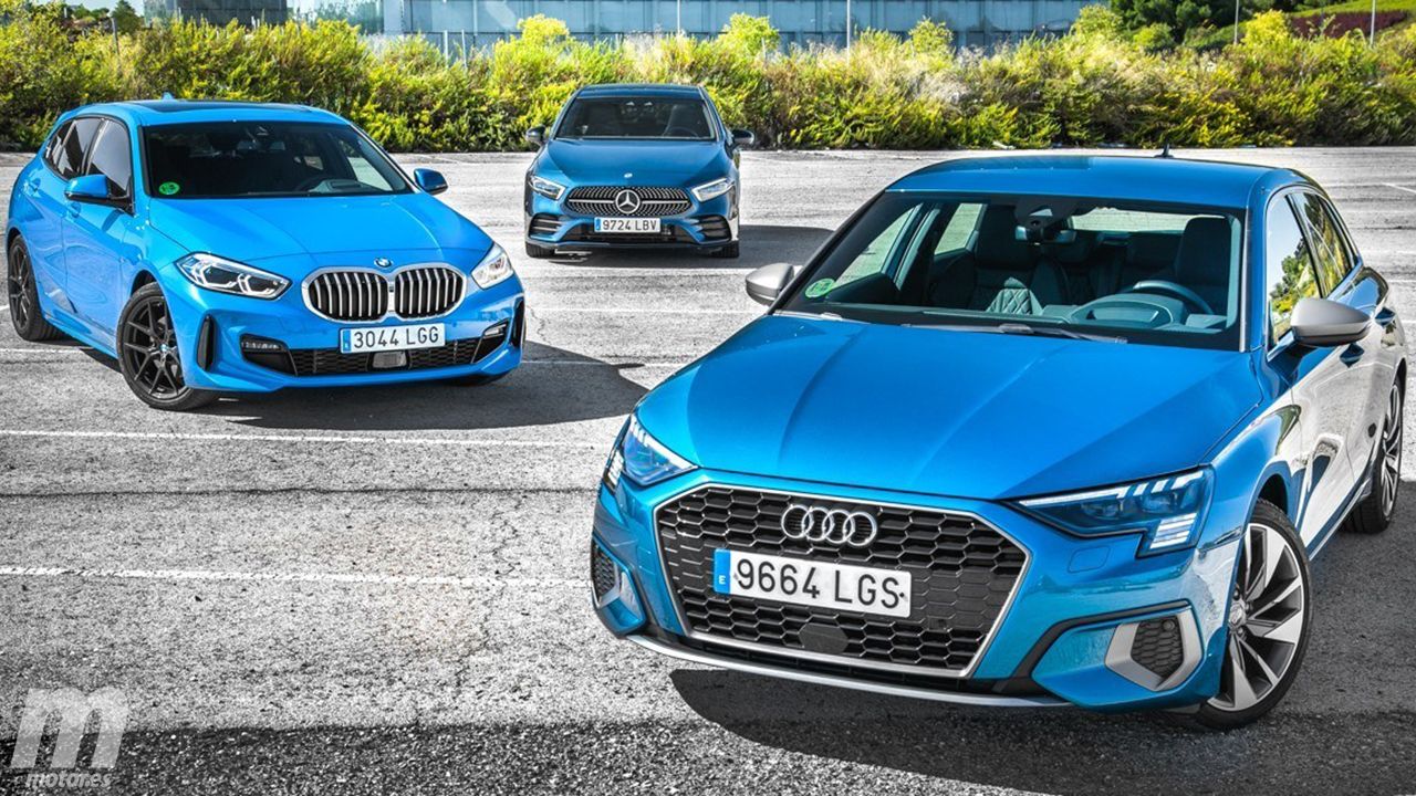 BMW Serie 1, Mercedes Clase A y Audi A3 Sportback