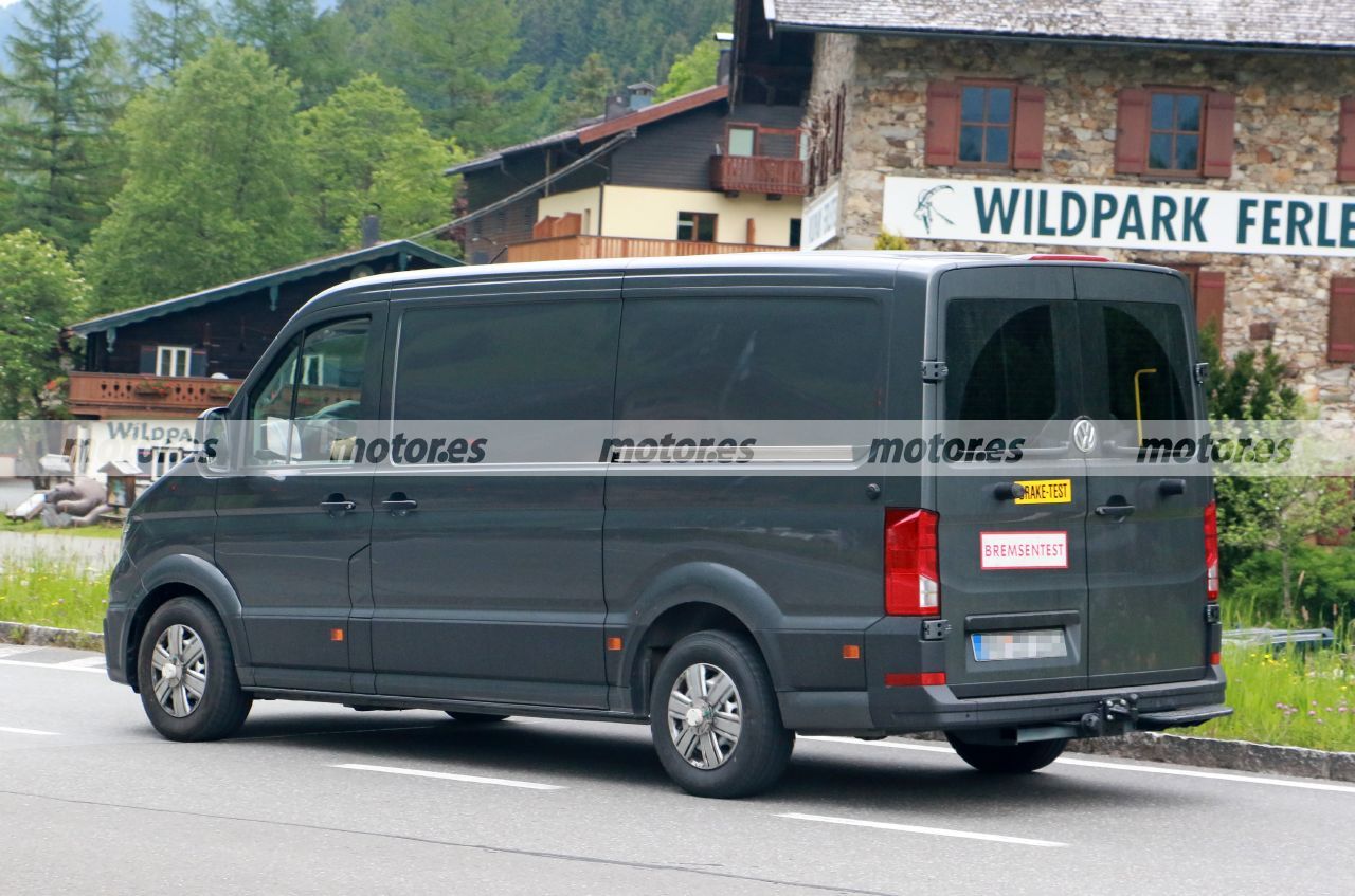 Fotos espía Volkswagen Crafter Facelift 2024