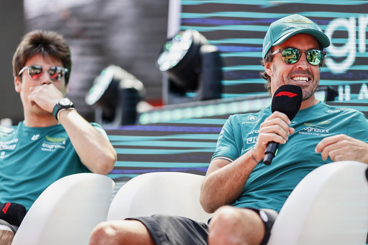 Fernando Alonso quiere un Stroll más competitivo: «Le estamos ayudando entre todos»