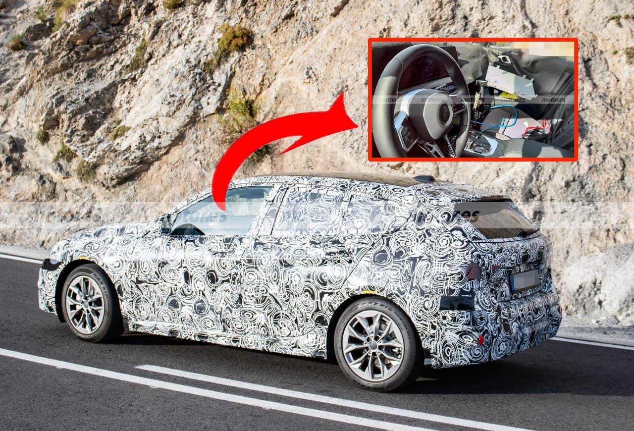 Lo estabas esperando, el interior del nuevo BMW Serie 1 se deja ver casi al descubierto en estas nuevas fotos espía