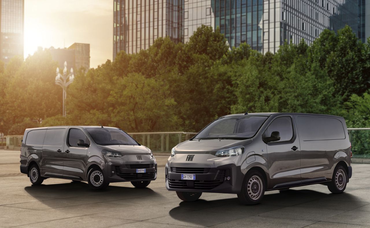 La nueva FIAT Scudo apuesta por la tecnología y la eficiencia, la furgoneta italiana estrena estilo, tres versiones diésel y una eléctrica