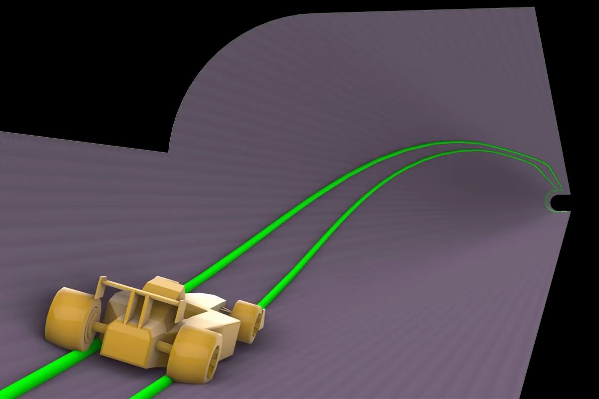 Este YouTuber quiere conducir un monoplaza de Fórmula 1 del revés en un túnel construido por él mismo