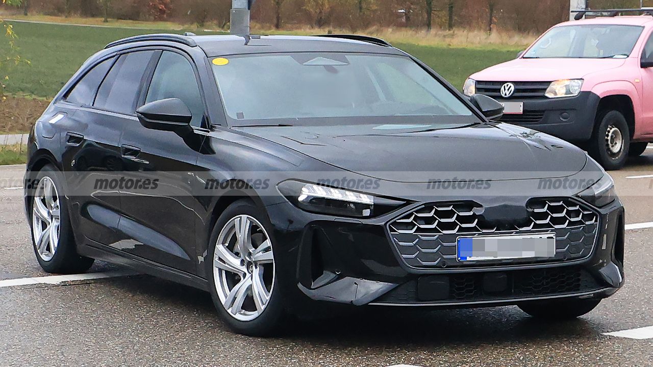 El nuevo Audi A5 Avant se desprende de buena parte de su camuflaje y quedan al descubierto más detalles del diseño exterior