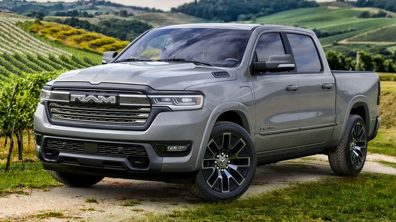 El RAM 1500 se convierte en un pick-up eléctrico de autonomía extendida, se presenta el modelo Ramcharger con batería de 95 kWh y motor V6