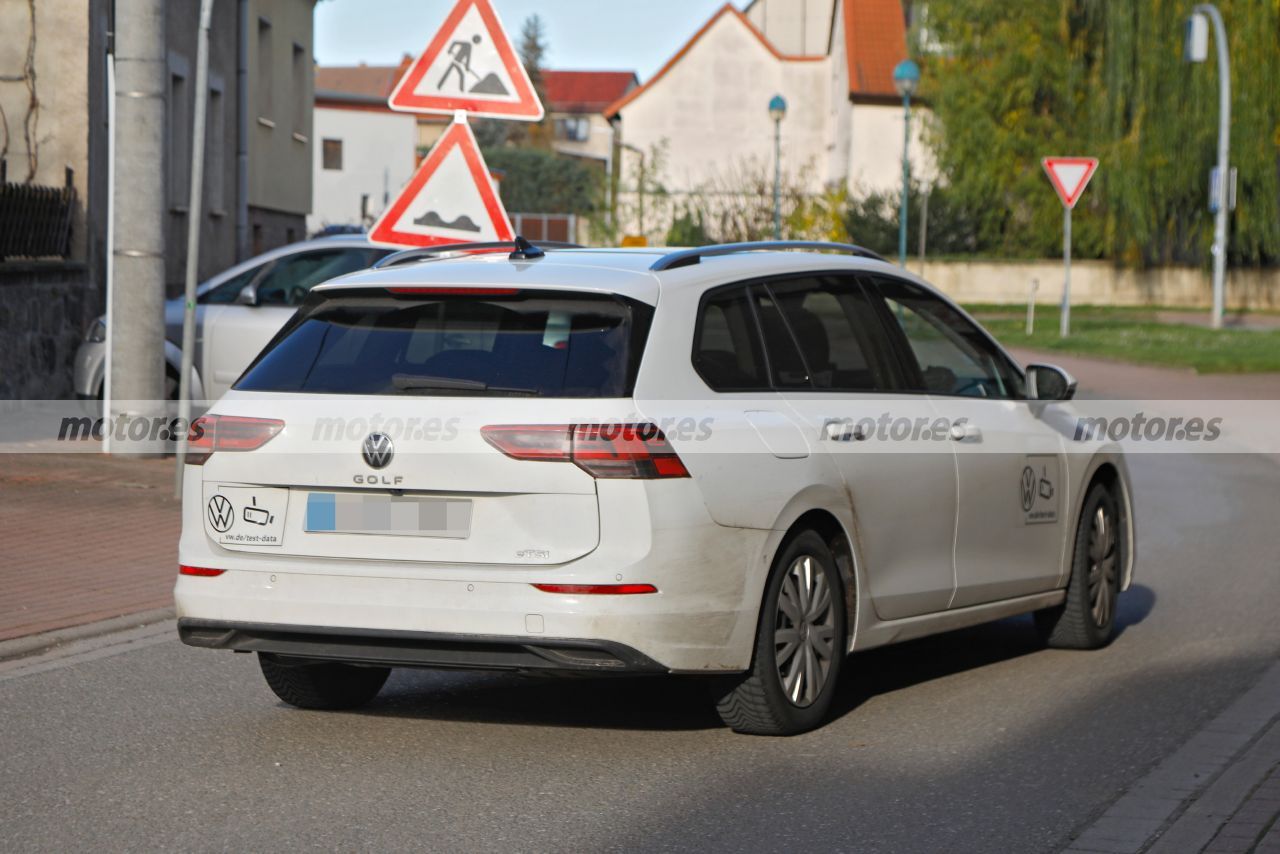 Fotos espía Volkswagen Golf Variant Facelift 2024