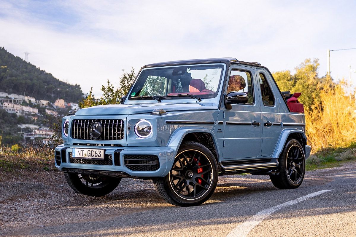 Este Mercedes-AMG G 63 Cabrio es una rara avis: descapotable, puertas suicidas y a un precio de 1,2 millones de euros