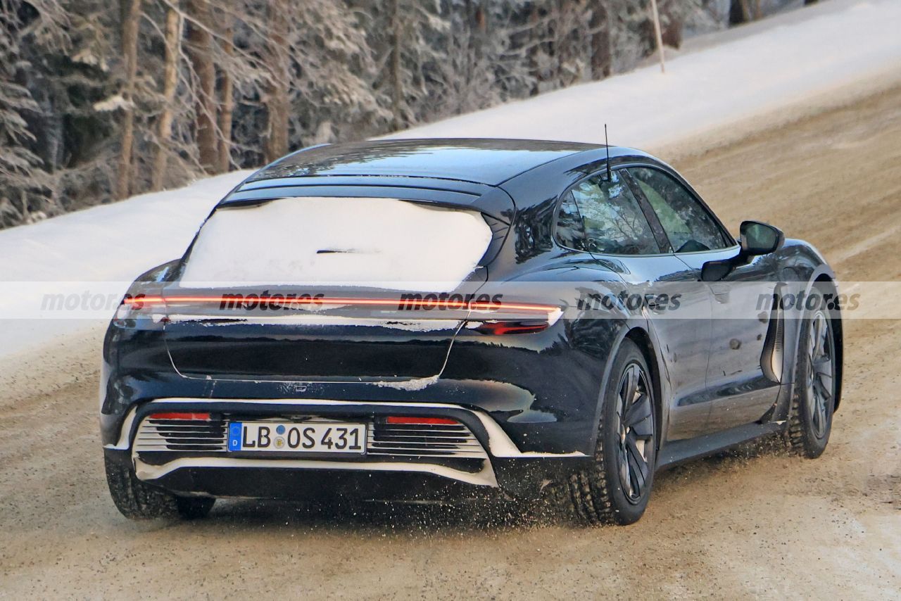 Fotos espía Porsche Taycan Sport Turismo Facelift 2024