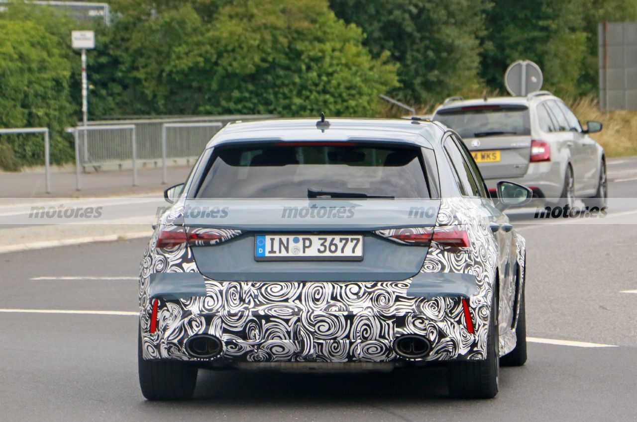 Fotos espía Audi RS 3 Sportback Facelift 2025