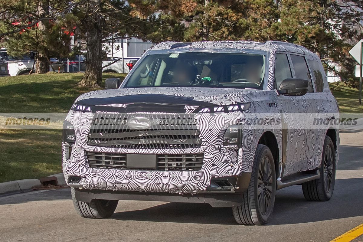 El lujoso Infiniti QX80 se deja ver en pruebas en Estados Unidos, un SUV gigante que será más moderno, elegante y potente