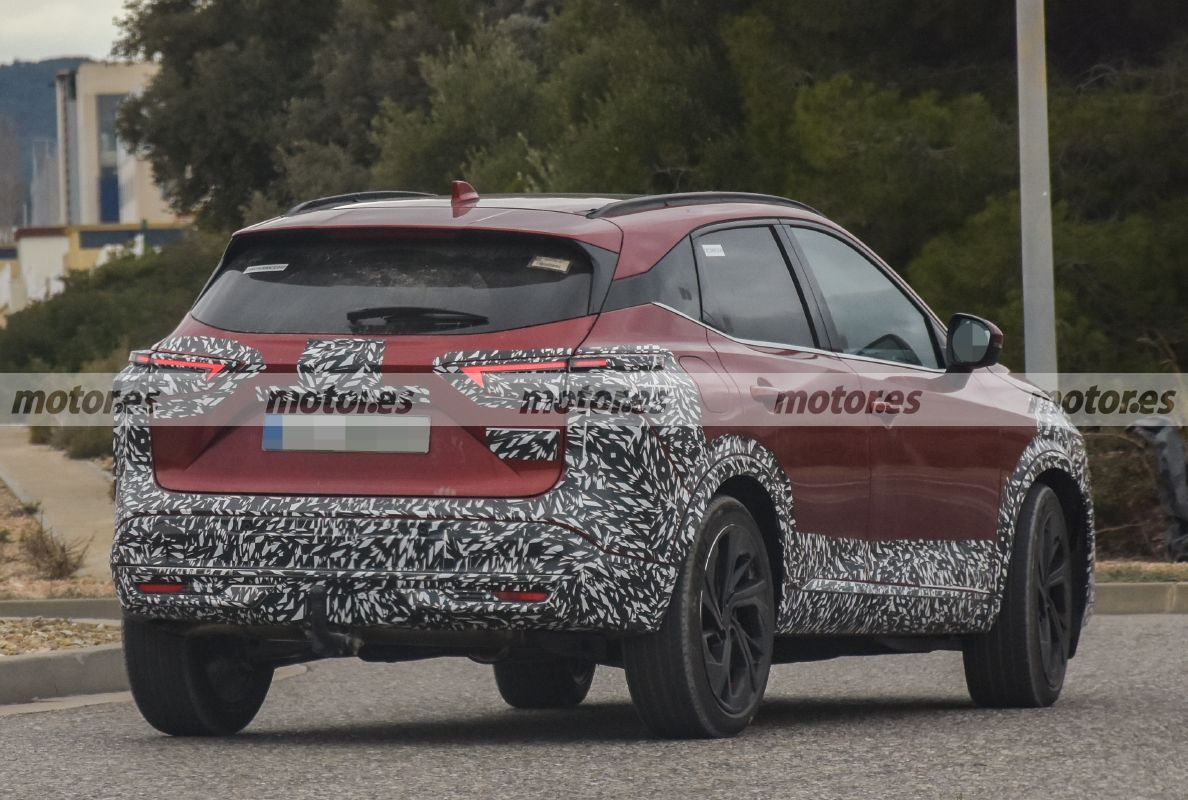 Fotos espía Nissan Qashqai Facelift 2024