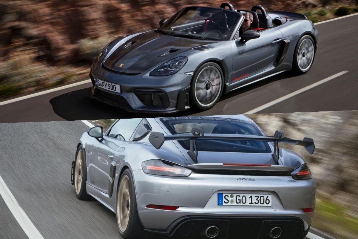 Porsche 718 Cayman GT4 RS y 718 Spyder RS