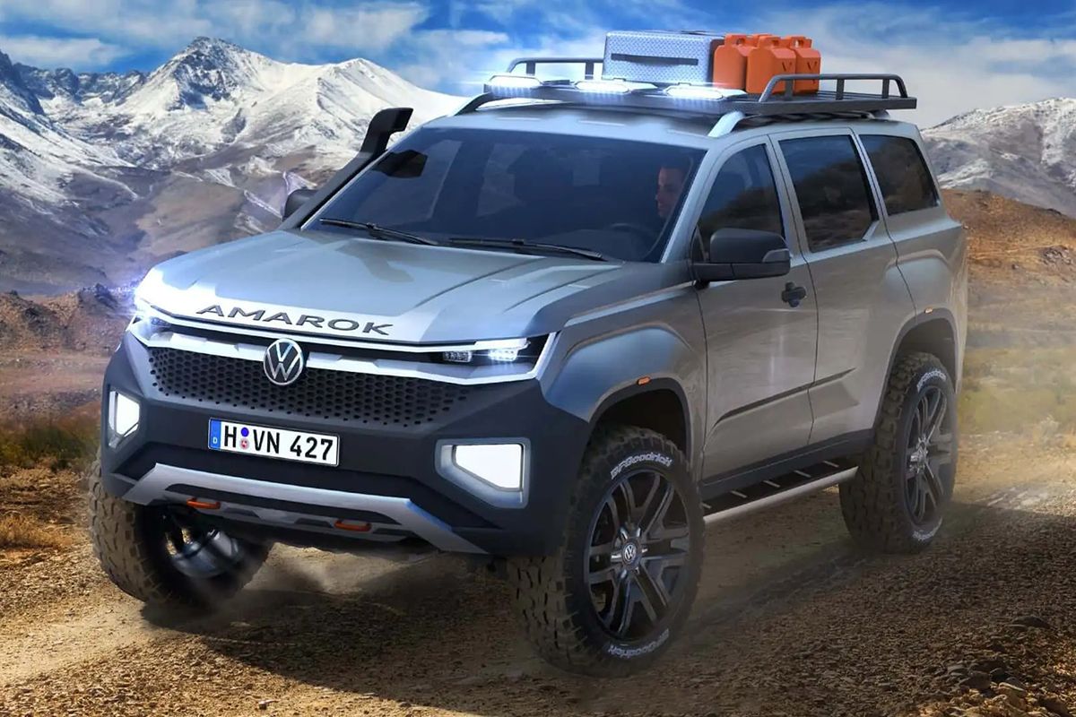 El Volkswagen Amarok se transforma en un todoterreno muy duro, un Ford Everest a la alemana, por ahora, solo 'sobre el papel'