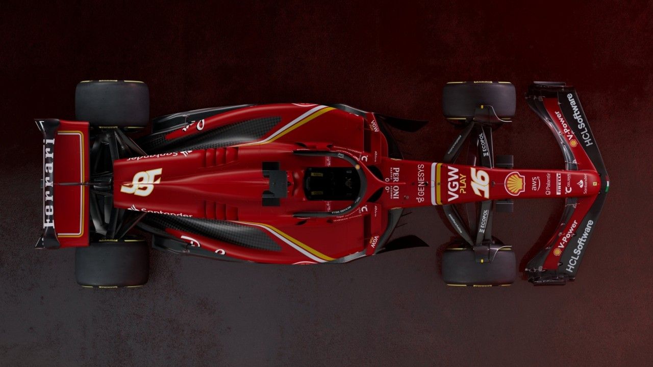 Así es el Ferrari SF-24 de Carlos Sainz para la temporada 2024 de Fórmula 1