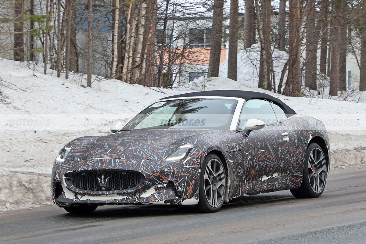 El Maserati GranCabrio Folgore reaparece en pruebas, el lujoso eléctrico italiano se prepara para conquistar las carreteras y a ti