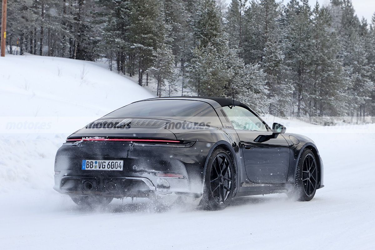 Fotos espía Porsche 911 Targa GTS Facelift 2025