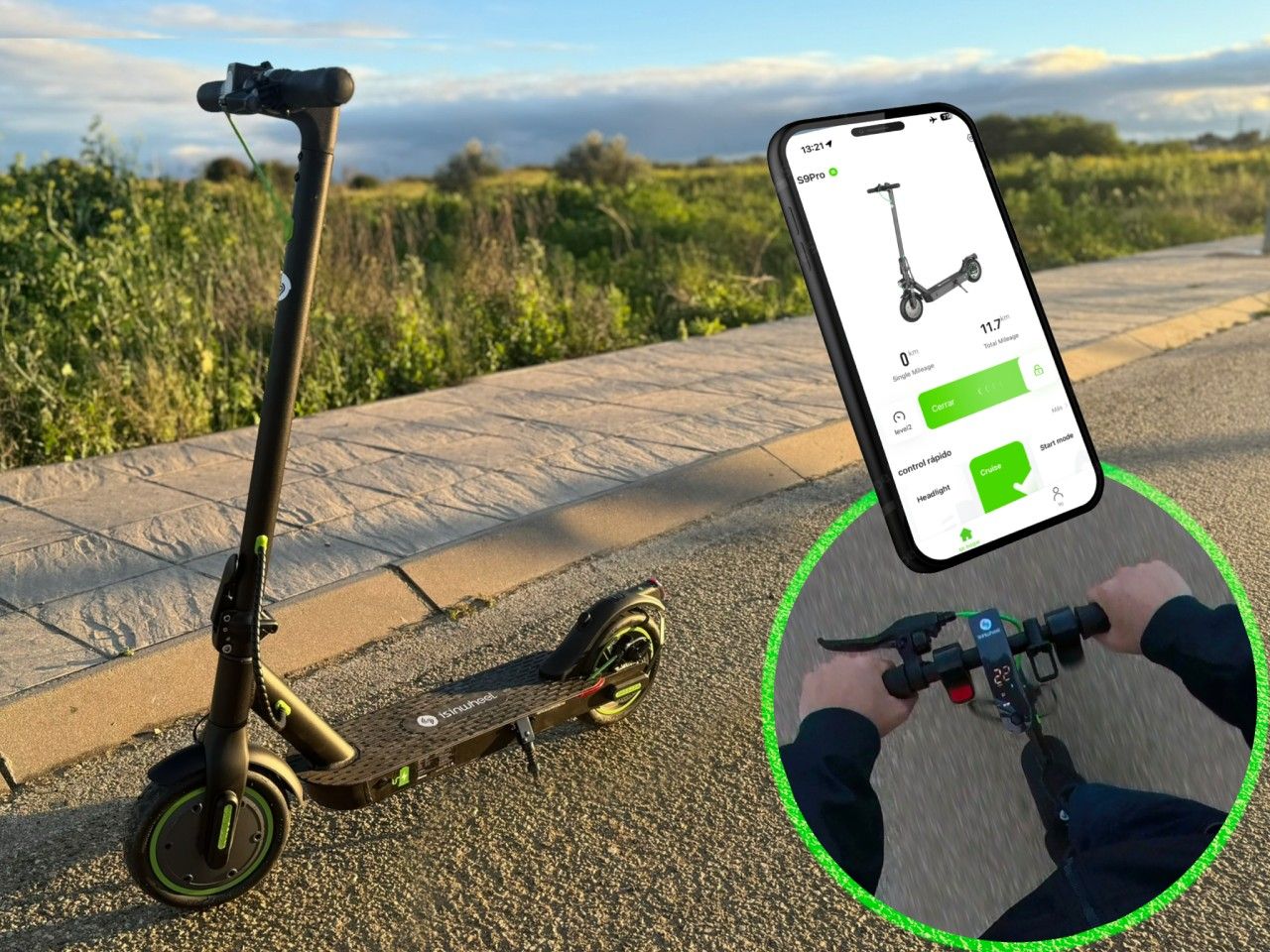 Prueba isinwheel S9Pro: hasta 30 km de autonomía para ciudad