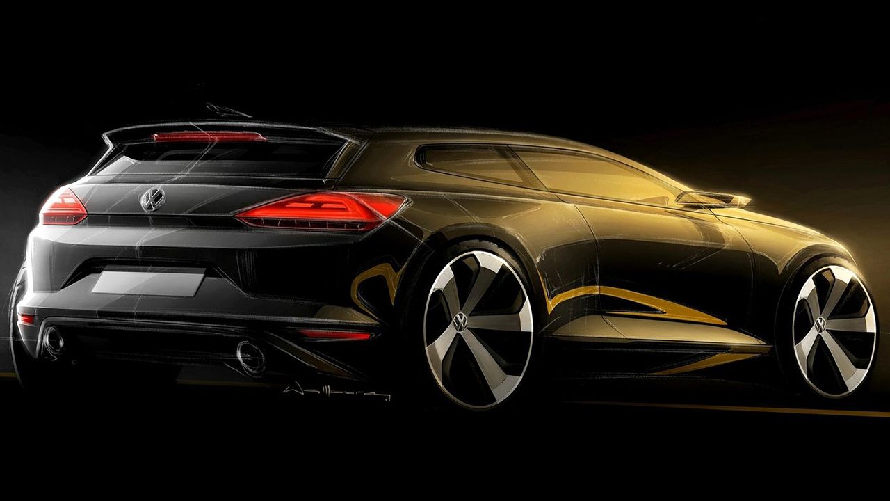 Volkswagen Scirocco - boceto