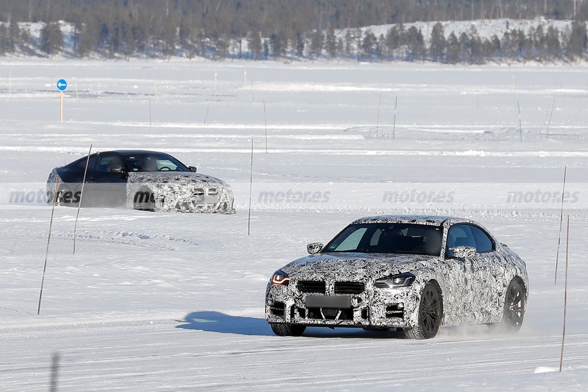 El nuevo BMW M2 CS se traslada a las pruebas de invierno tras un largo periplo en Nürburgring, el compacto deportivo se divierte en la nieve