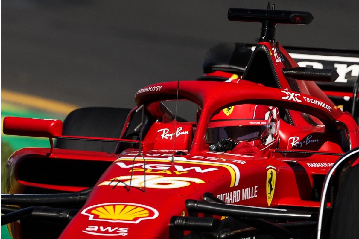 Charles Leclerc es el más rápido de la segunda sesión de libres y Carlos Sainz se cuela en el top 3