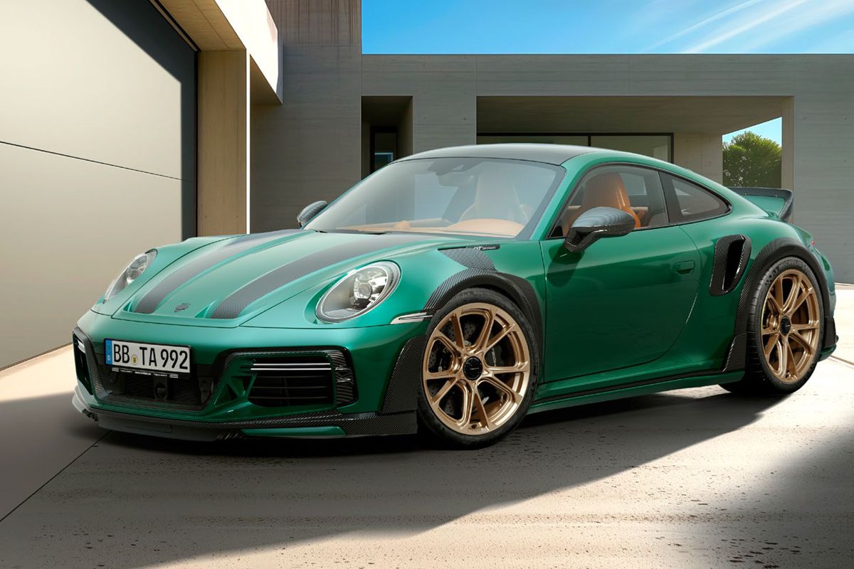 El deseado Porsche 911 Turbo vuelve a pasar por las manos de TECHART, una obra maestra de lujo y potencia nada discreta para muy pocos