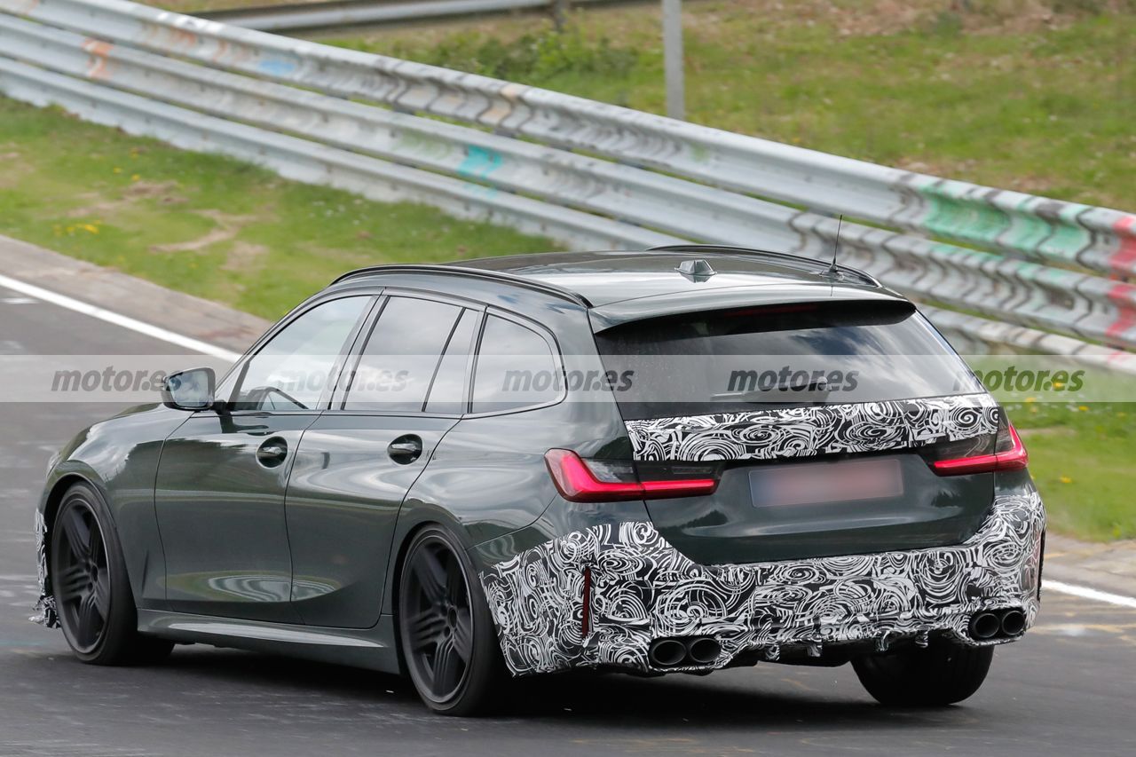 Fotos espía ALPINA B3 Facelift 2025 en Nürburgring