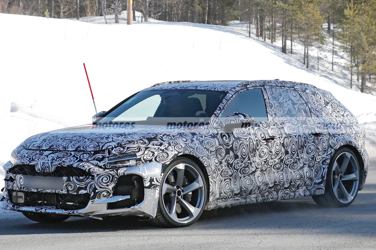 El nuevo Audi RS 5 Avant 2026 sigue presente en las pruebas de invierno, el familiar destila una agresividad nunca antes vista en la marca