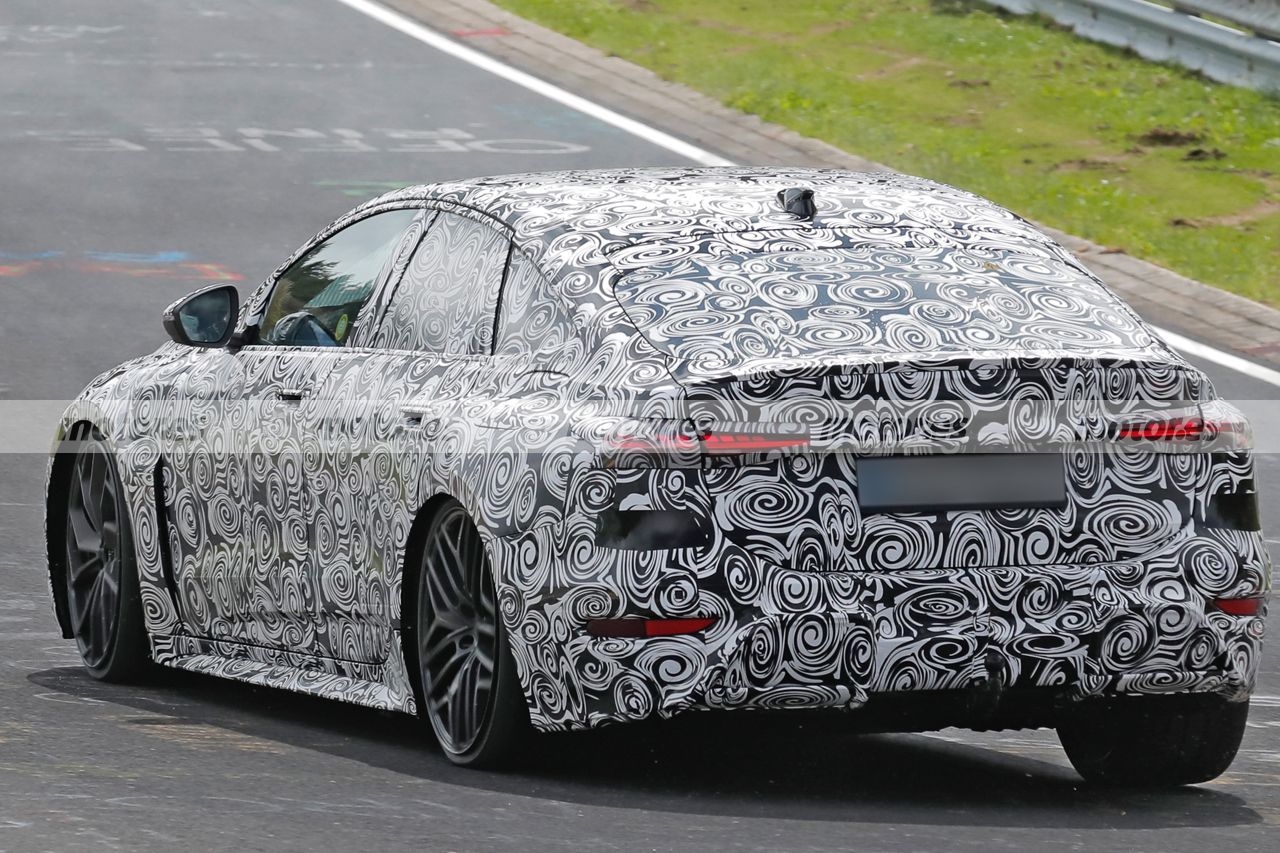 Fotos espía Audi RS 6 Sportback e-tron 2025 en Nürburgring