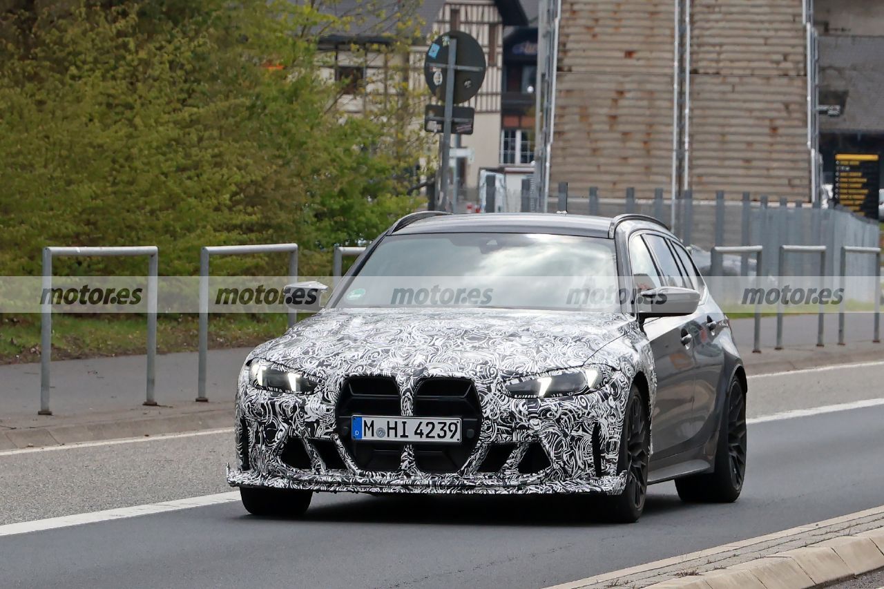 El nuevo BMW M3 CS Touring 2025 vuelve a ser cazado en pruebas, y esta vez con un diseño que deja poco a la imaginación