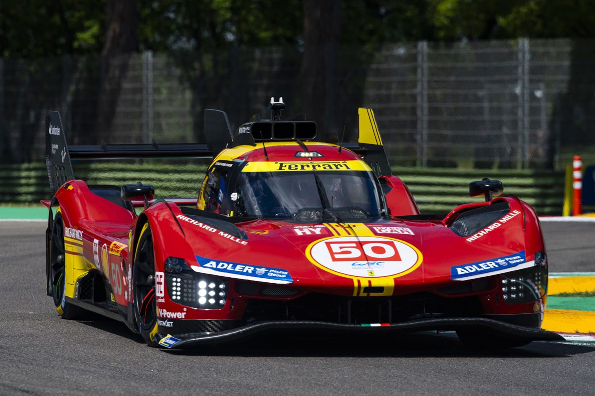 Ferrari repite en la cima en el FP2 de las 6 Horas de Imola gracias al registro de Antonio Fuoco