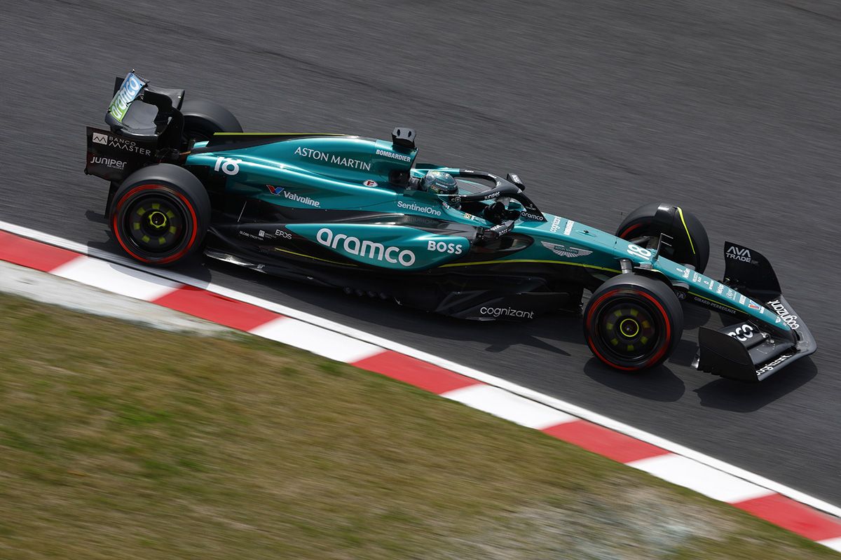 Lance Stroll no encuentra respuestas a su mala clasificación en Japón: «Ni el coche ni yo teníamos ritmo»