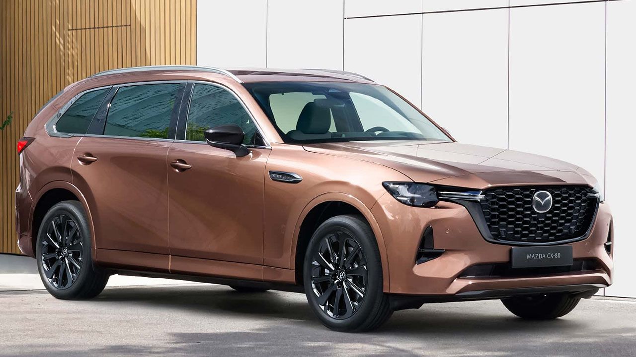 Desvelado el nuevo Mazda CX-80, un SUV electrificado con hasta siete plazas hecho «a la japonesa»