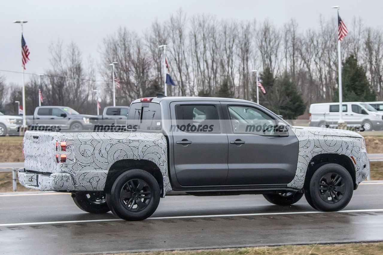 Fotos espía Nissan Frontier Facelift 2025