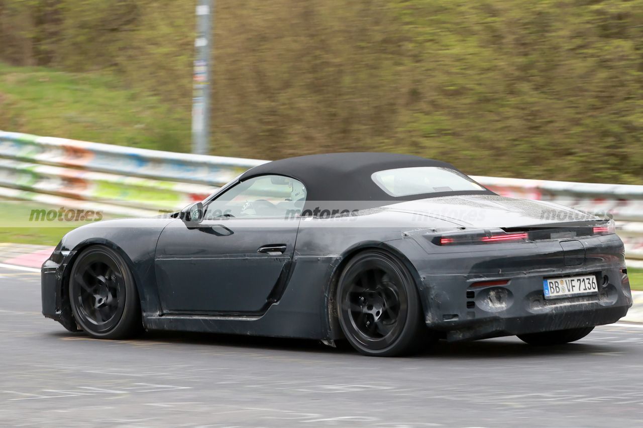 Fotos espía Porsche 718 Boxster 2025 en Nürburgring