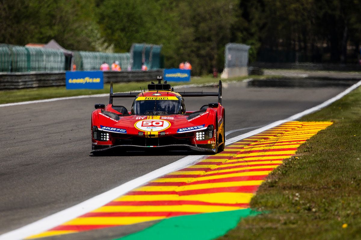 Antonio Fuoco coloca el Ferrari #50 de Miguel Molina en la pole de las 6 Horas de Spa