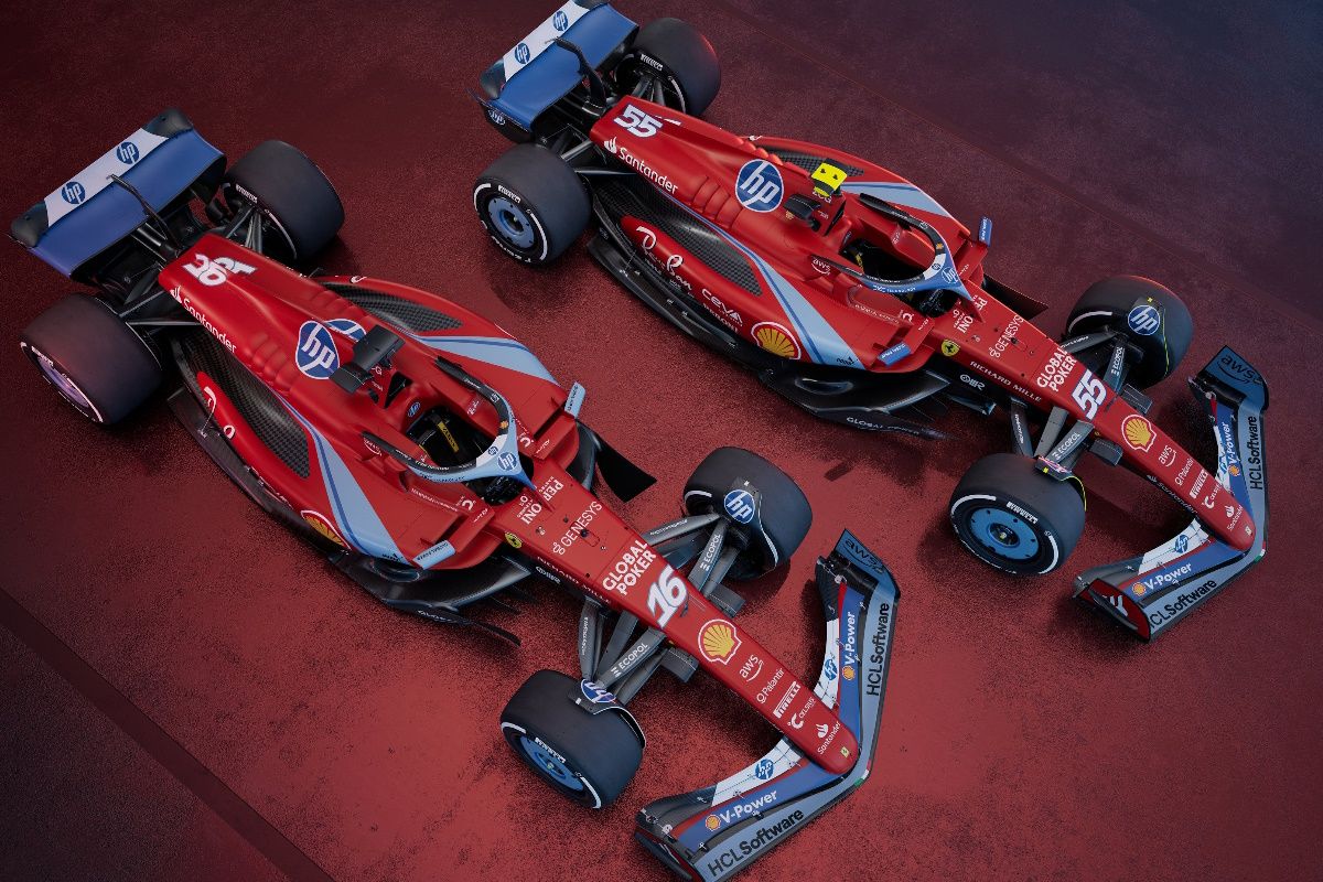 Ferrari presenta el SF-24 «azul» que correrá por las calles de Miami