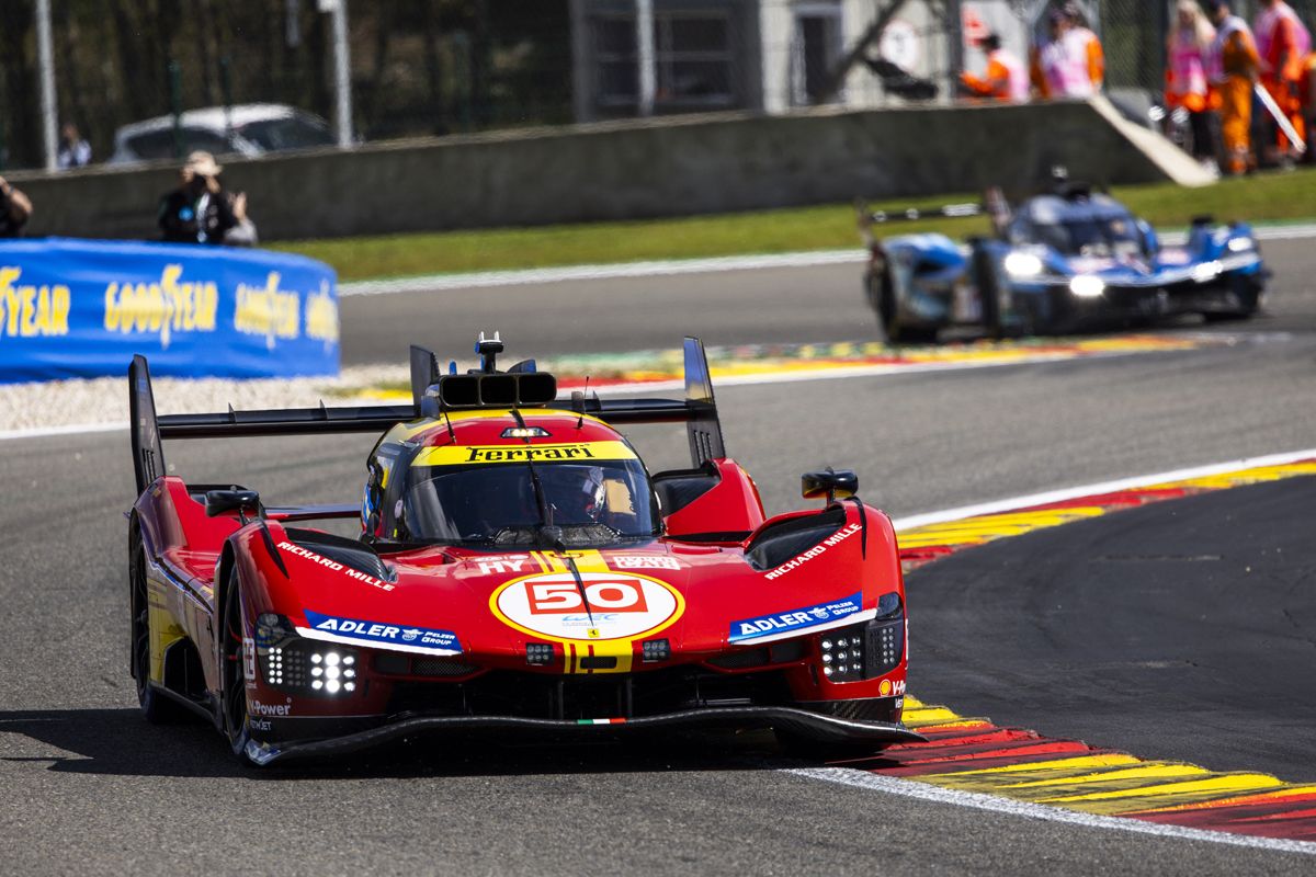 Ferrari mantiene el ritmo visto en Imola y arranca las 6 Horas de Spa con un 1-2 en los primeros libres