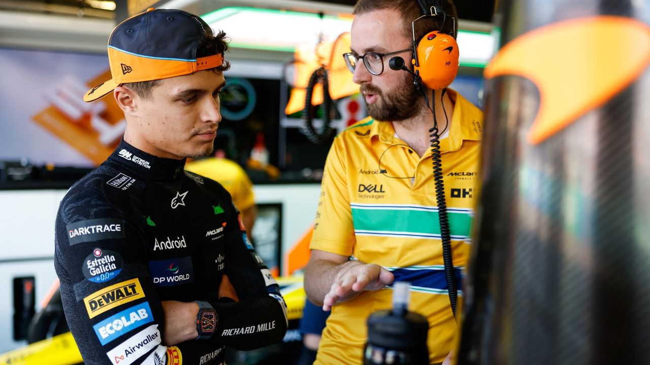 Lando Norris patalea tras el podio de Carlos Sainz: «Es frustrante e injusto que pudiera deshacer su error»