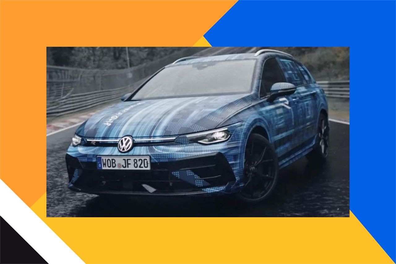 El nuevo Volkswagen Golf R y su variante familiar vuelven a deslumbrar (con camuflaje) en Nürburgring, su debut está más cerca