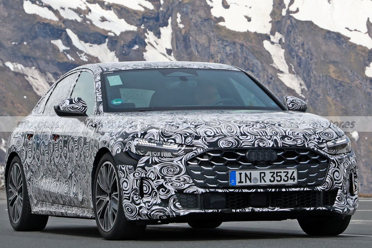 De Nürburgring a Suecia y ahora a los Alpes, el nuevo Audi S5 Sportback 2025 muestra más detalles de su diseño en estas fotos espía