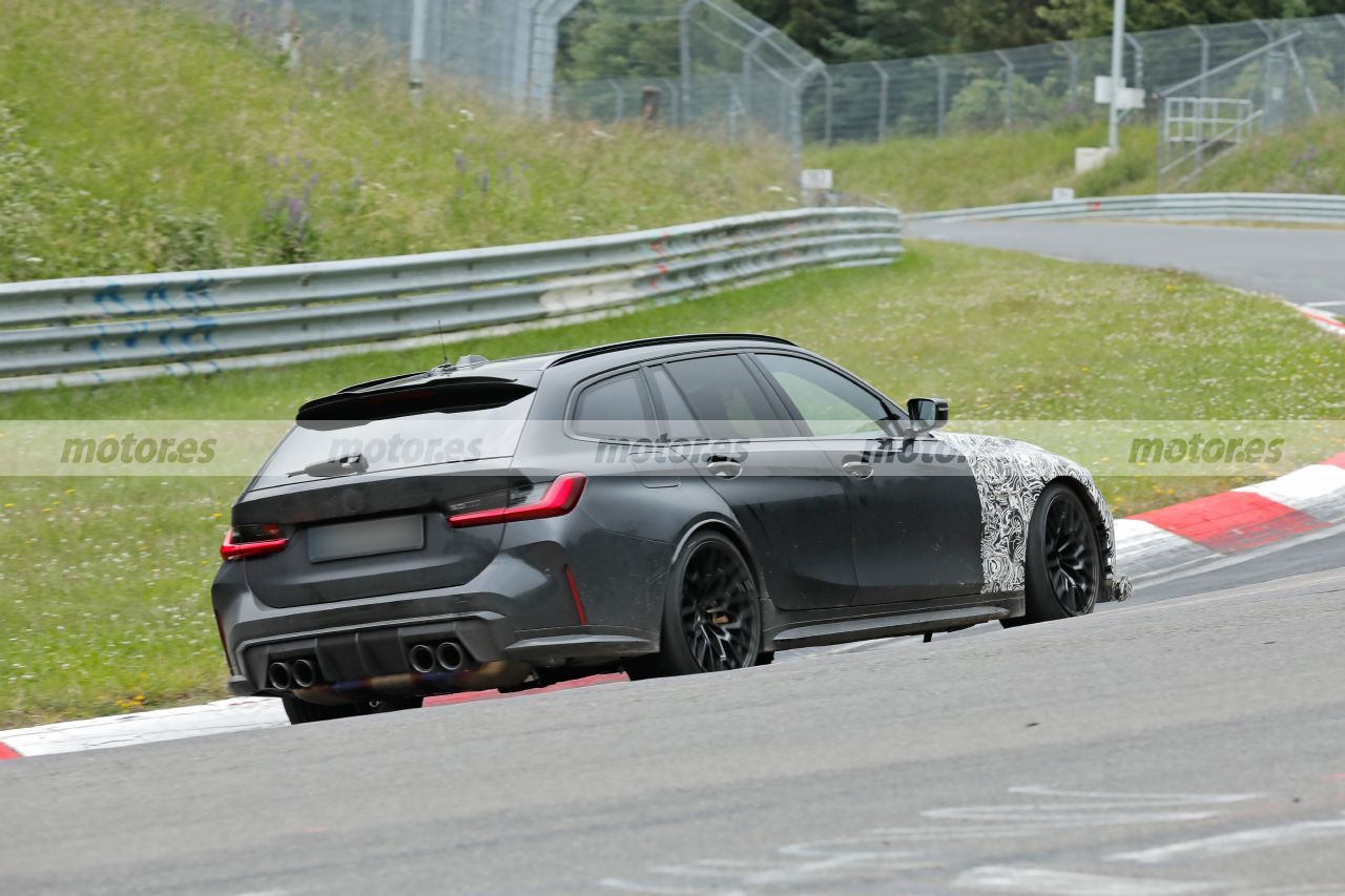 Fotos espía BMW M3 Touring CS 2025 en Nürburgring