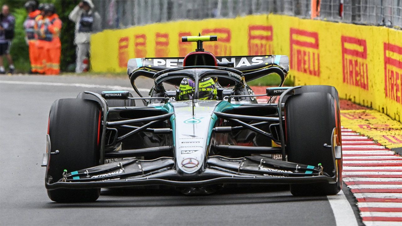 La lluvia da una tregua en Montreal pero no Lewis Hamilton, con los favoritos escondiendo sus cartas