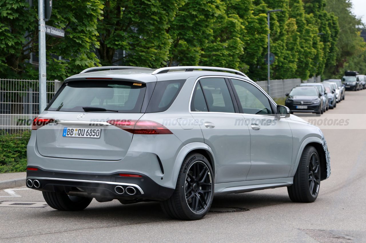 Fotos espía mula Mercedes-AMG GLE 53 2026