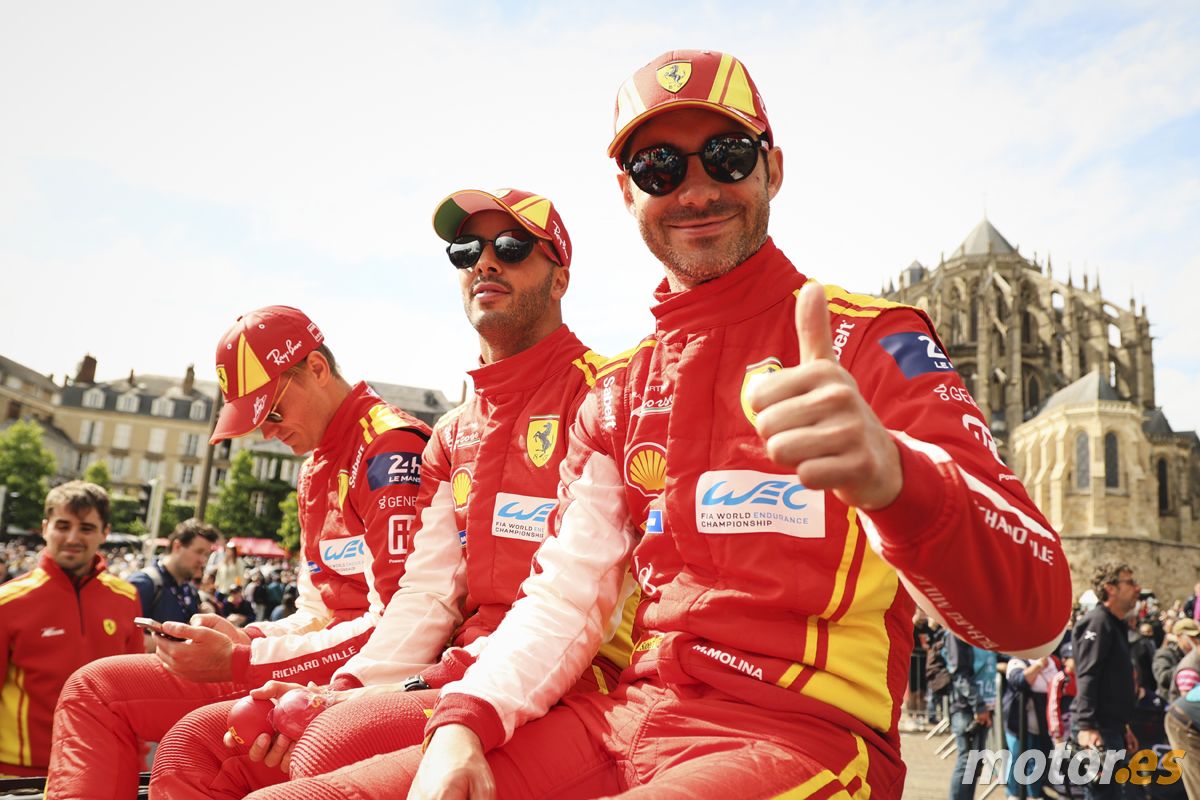 Miguel Molina conoce el camino para ganar Le Mans: «Porsche y Toyota son las marcas a batir, pero Cadillac estará ahí»