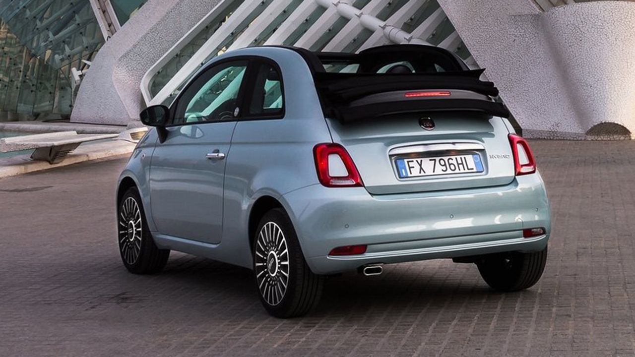 FIAT 500C - posterior