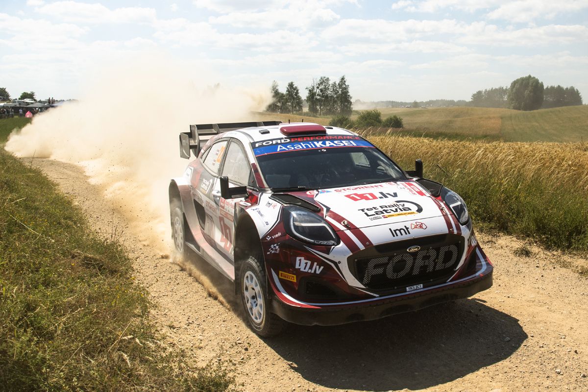 Ott Tänak reivindica su buen estado de forma en el shakedown del Rally de Polonia