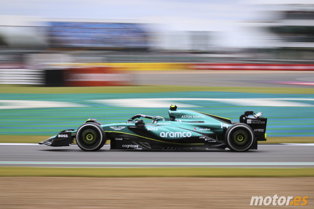 Fernando Alonso y su realidad en Silverstone: «Las condiciones húmedas son más favorables para nosotros»