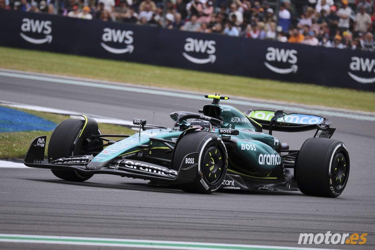 Fernando Alonso y su realidad en Silverstone: «Las condiciones húmedas son más favorables para nosotros»